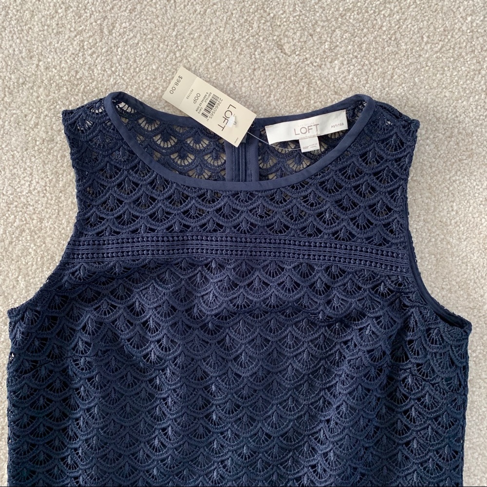 Beautiful LOFT lace tank dress.